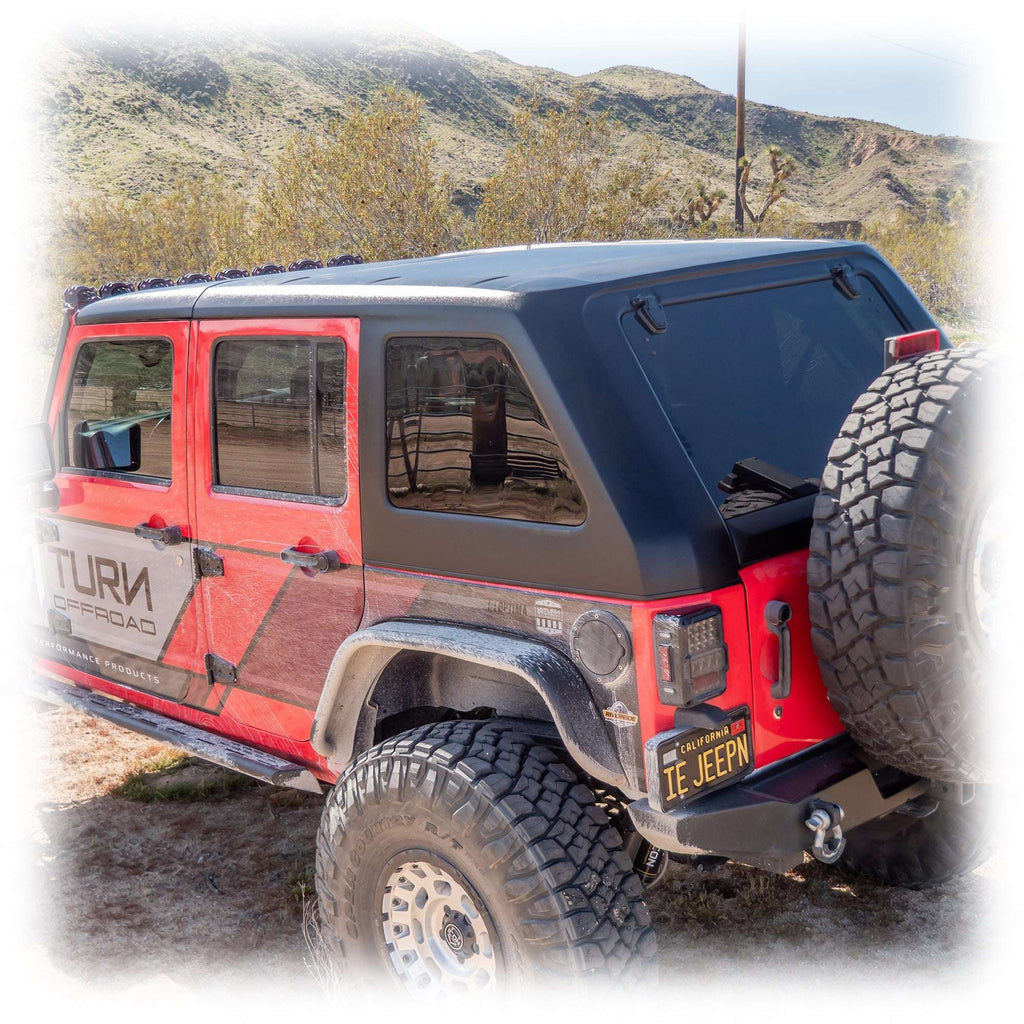 Fastback Hard Top for Jeep Wrangler JK Unlimited 4-Door
