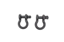 Load image into Gallery viewer, Fishbone Offroad D Ring Shackle D Ring 3/4 Inch Gloss Black 2 Piece Set Fishbone Offroad - Fishbone Offroad - FB21039
