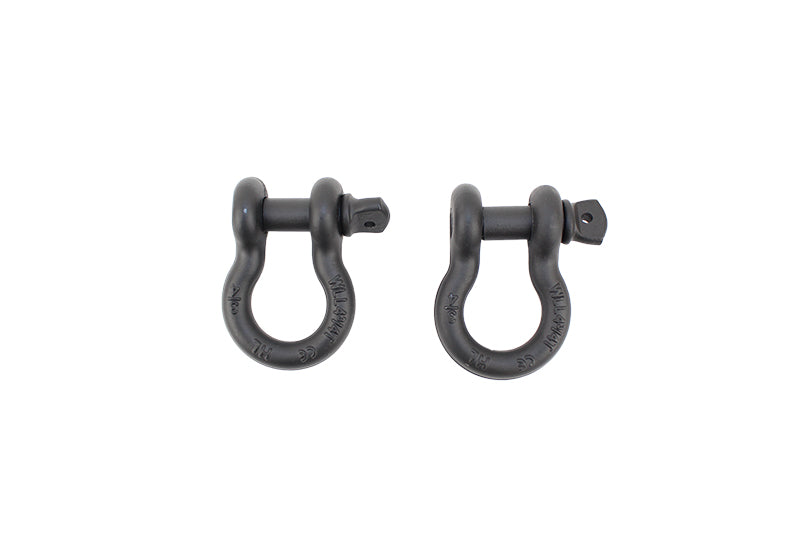 Fishbone Offroad D Ring Shackle D Ring 3/4 Inch Gloss Black 2 Piece Set Fishbone Offroad - Fishbone Offroad - FB21039