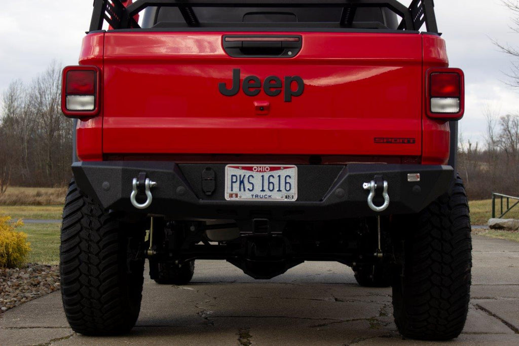 Fishbone Offroad Rear Bumpers Gladiator Mako Rear Bumper For 20-Pres Jeep Gladiator Fishbone Offroad - Fishbone Offroad - FB22149