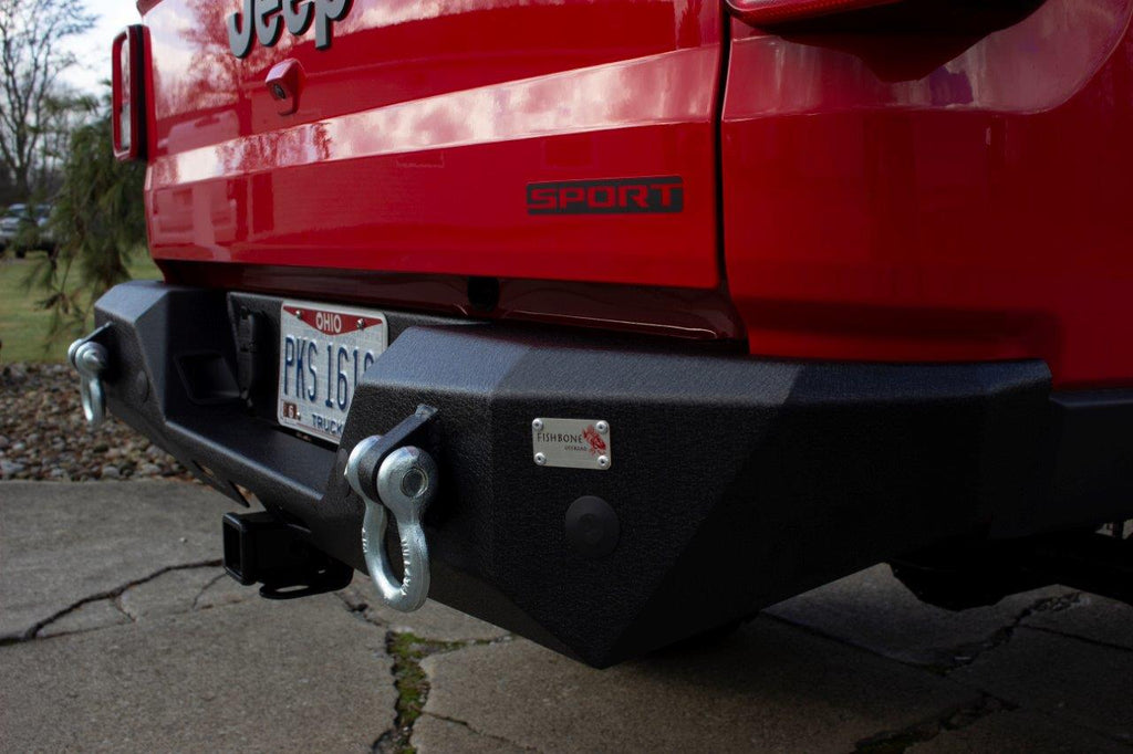 Fishbone Offroad Rear Bumpers Gladiator Mako Rear Bumper For 20-Pres Jeep Gladiator Fishbone Offroad - Fishbone Offroad - FB22149