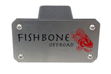 Hitch Cover For 2 Inch Hitch Black Powdercoated Steel Fishbone Offroad - Fishbone Offroad - FB32096