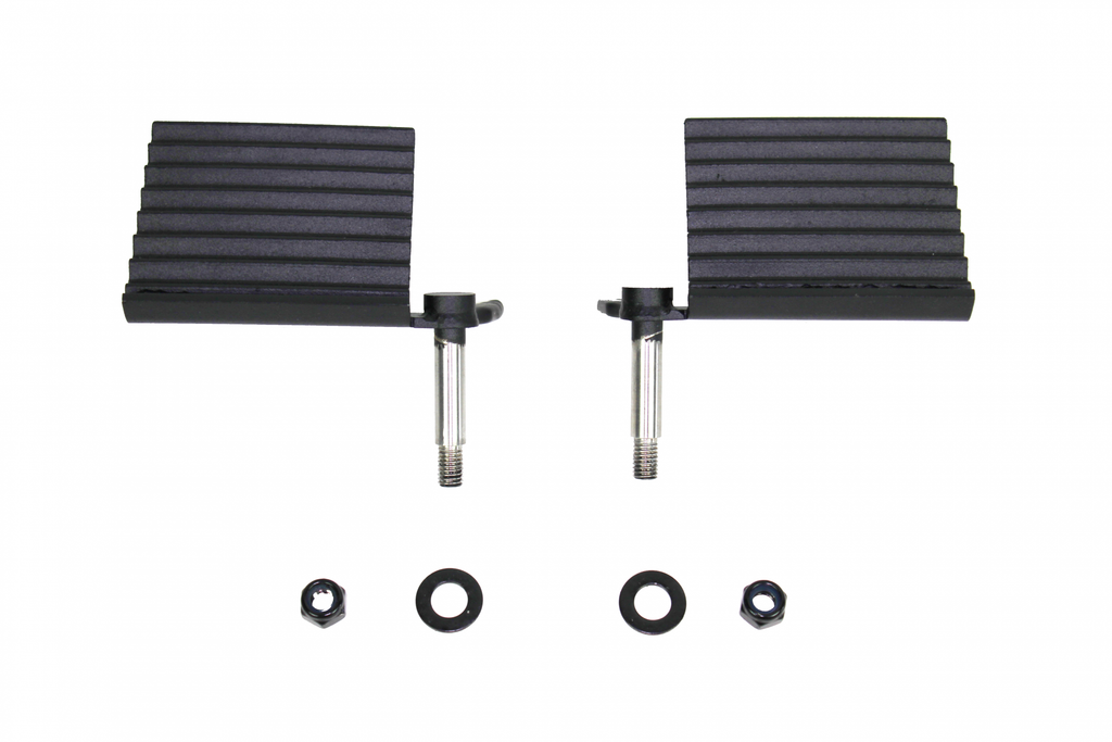 Fishbone Offroad Foot Pegs Jeep Foot Peg Set 76-06 CJ YJ TJ Wrangler Gloss Black Fishbone Offroad - Fishbone Offroad - FB21078