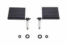 Load image into Gallery viewer, Fishbone Offroad Foot Pegs Jeep Foot Peg Set 76-06 CJ YJ TJ Wrangler Gloss Black Fishbone Offroad - Fishbone Offroad - FB21078
