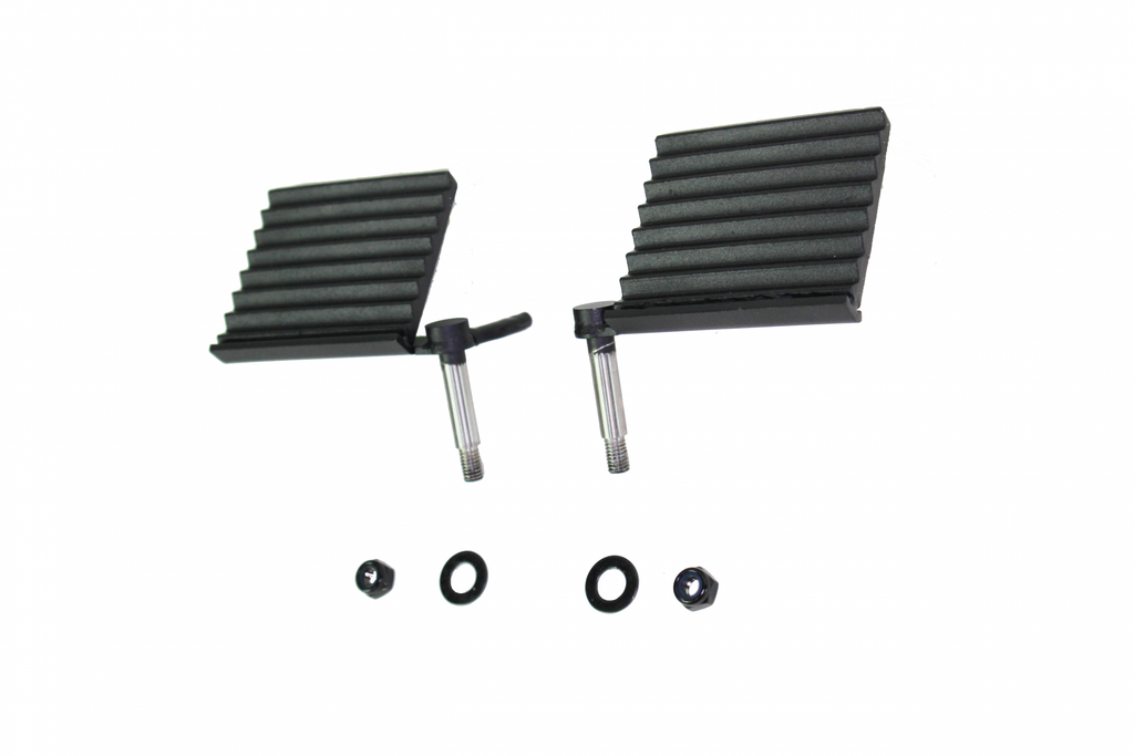 Fishbone Offroad Foot Pegs Jeep Foot Peg Set 76-06 CJ YJ TJ Wrangler Gloss Black Fishbone Offroad - Fishbone Offroad - FB21078