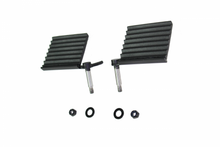 Load image into Gallery viewer, Fishbone Offroad Foot Pegs Jeep Foot Peg Set 76-06 CJ YJ TJ Wrangler Gloss Black Fishbone Offroad - Fishbone Offroad - FB21078