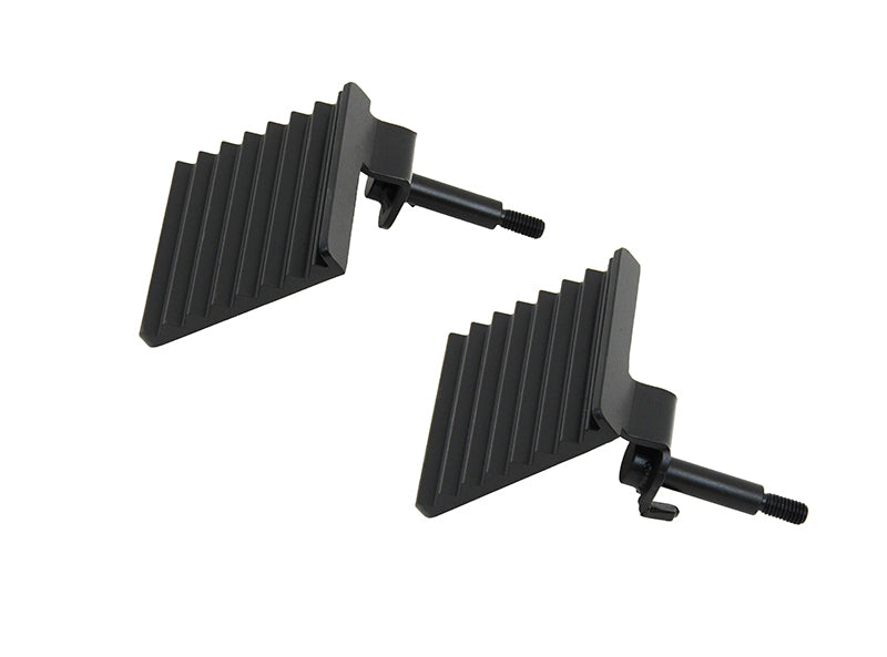 Fishbone Offroad Foot Pegs Jeep JK Foot Peg 07-18 Wrangler JK Set Black Fishbone Offroad - Fishbone Offroad - FB21040