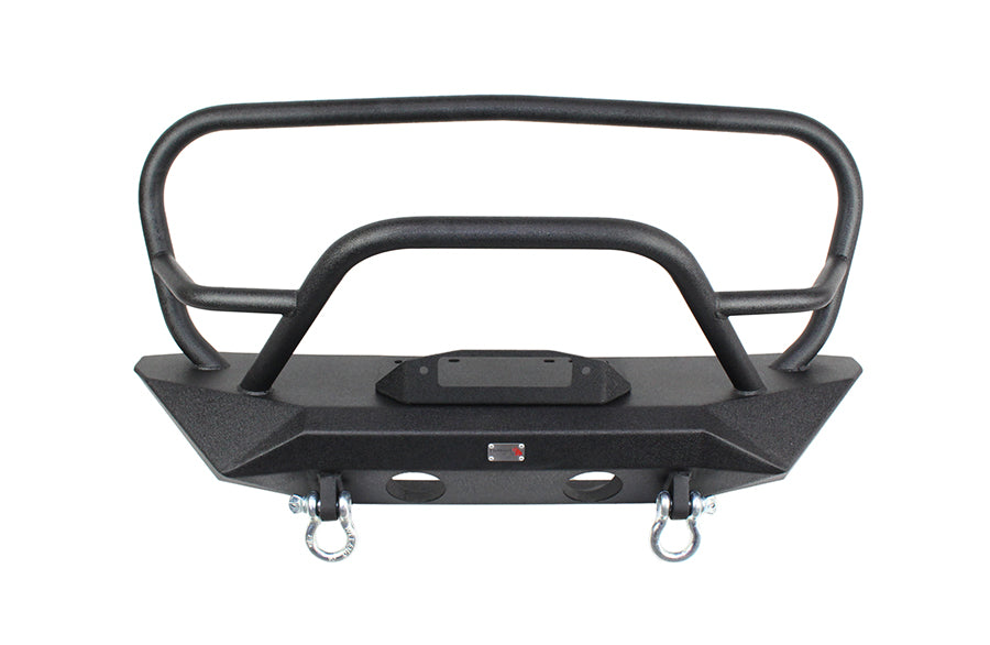 Fishbone Offroad Front Winch Bumpers Jeep JK Front Winch Bumper W/Grille Guard 07-18 Wrangler JK Manowar Series Fishbone Offroad - Fishbone Offroad - FB22062