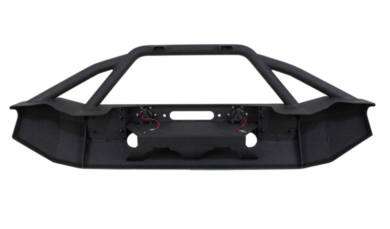 Fishbone Offroad Front Winch Bumpers Jeep JK Front Winch Bumper W/LEDs Full Width 07-18 Wranger JK Black Texured Powercoated Fishbone Offroad - Fishbone Offroad - FB22003