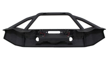 Load image into Gallery viewer, Fishbone Offroad Front Winch Bumpers Jeep JK Front Winch Bumper W/LEDs Full Width 07-18 Wranger JK Black Texured Powercoated Fishbone Offroad - Fishbone Offroad - FB22003
