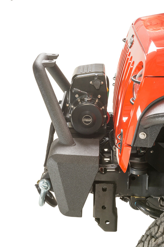 Fishbone Offroad Front Winch Bumpers Jeep JK Stubby Bumper W/Tube Guard 07-18 Wranger JK Black Texured Powercoated Fishbone Offroad - Fishbone Offroad - FB22001