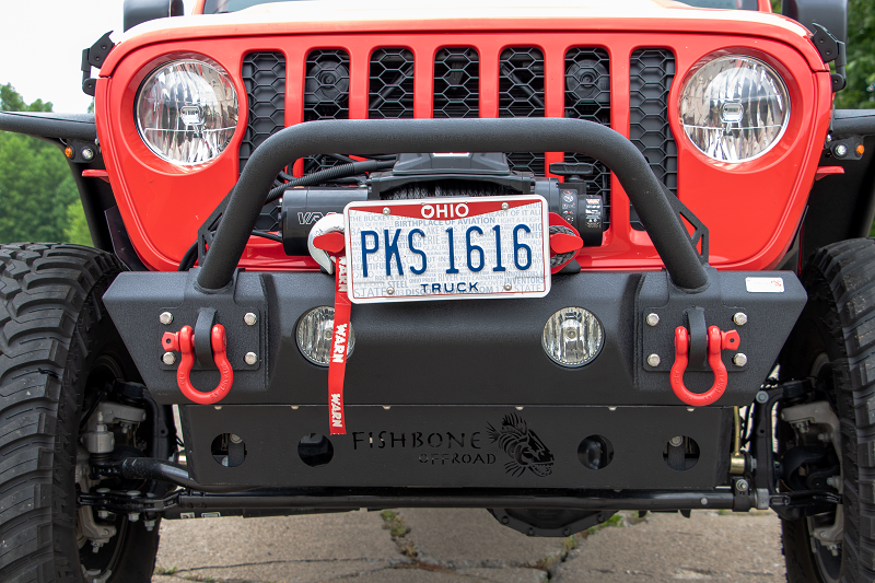Fishbone Offroad Front Winch Bumpers Jeep JL/Gladiator Front Winch Bumper for 18-Pres Wrangler JL/Gladiator Black Powdercoat Fishbone Offroad - Fishbone Offroad - FB22178