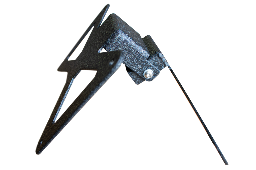 Fishbone Offroad License Plate Bracket Jeep JL Hawse Fairlead License Plate Mount For 18-Pres Wrangler JL Black Aluminum Fishbone Offroad - Fishbone Offroad - FB21098