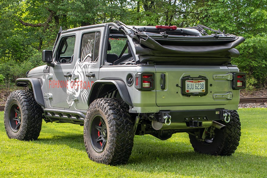 Fishbone Offroad Rear Bumpers Jeep JL Rear Bumper Delete For 18-Pres Wrangler JL Fishbone Offroad - Fishbone Offroad - FB22179