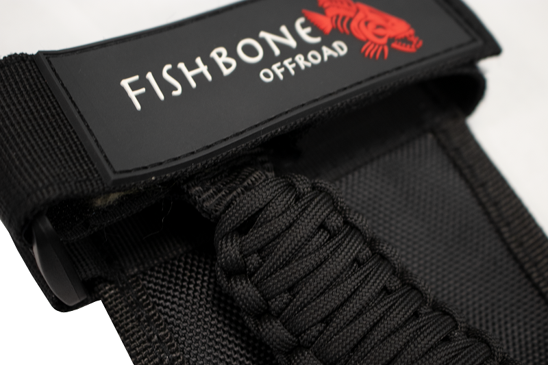 Fishbone Offroad Grab Handles Paracord Grab Handles w/Three Straps Black Fishbone Offroad - Fishbone Offroad - FB55279
