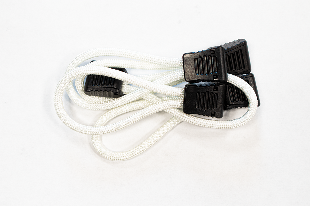 Fishbone Offroad Paracord Zipper Pulls Paracord Zipper Pulls 5 Pcs White Fishbone Offroad - Fishbone Offroad - FB51279-W