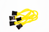 Paracord Zipper Pulls 5 Pcs Yellow Fishbone Offroad - Fishbone Offroad - FB51279-Y