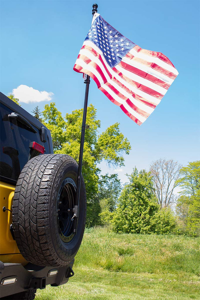 Fishbone Offroad Spare Tire Mount Spare Tire Flag Mount Fishbone Offroad - Fishbone Offroad - FB21289