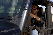 Load image into Gallery viewer, Fishbone Offroad Door Mirror Tube Door Mirror Billet Aluminum Black Powdercoat Fishbone Offroad - Fishbone Offroad - FB21114