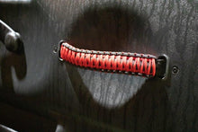 Load image into Gallery viewer, Fishbone Offroad Grab Handles Wrangler Paracord Door Handles Black/Red for 97-06 Jeep Wrangler Fishbone - Fishbone Offroad - FB55286