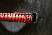 Load image into Gallery viewer, Fishbone Offroad Grab Handles Wrangler Paracord Door Handles Black/Red for 97-06 Jeep Wrangler Fishbone - Fishbone Offroad - FB55286