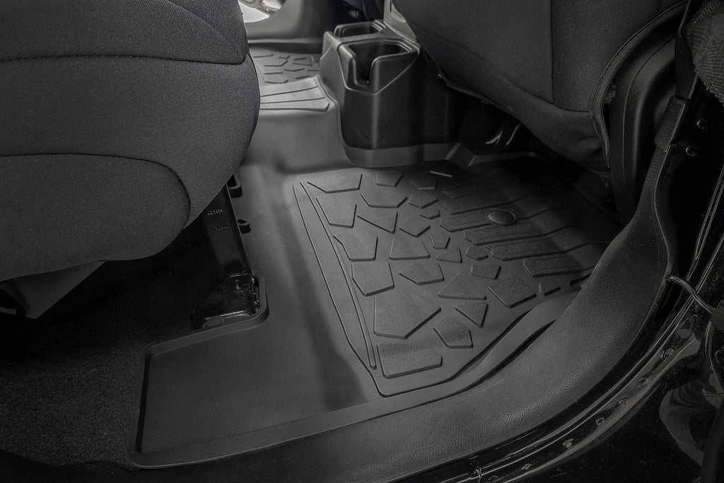 Flex Fit Floor Mats | FR & RR | 4 Door | Jeep Wrangler Unlimited 4WD (18-26)