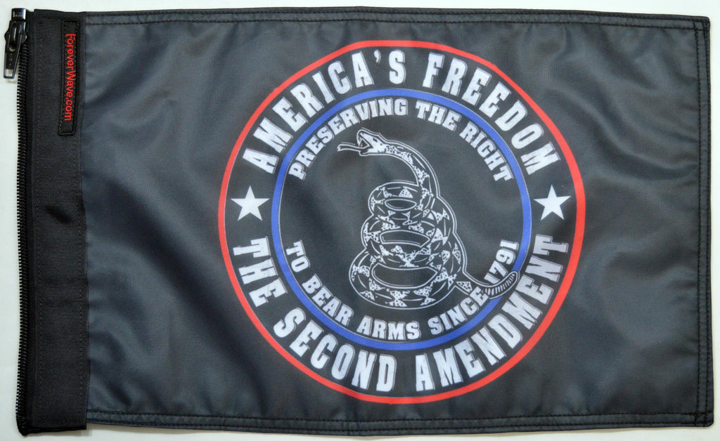 Forever Wave Specialty Car Flags 2nd Amendment Flag Forever Wave - 5447 - Forever Wave