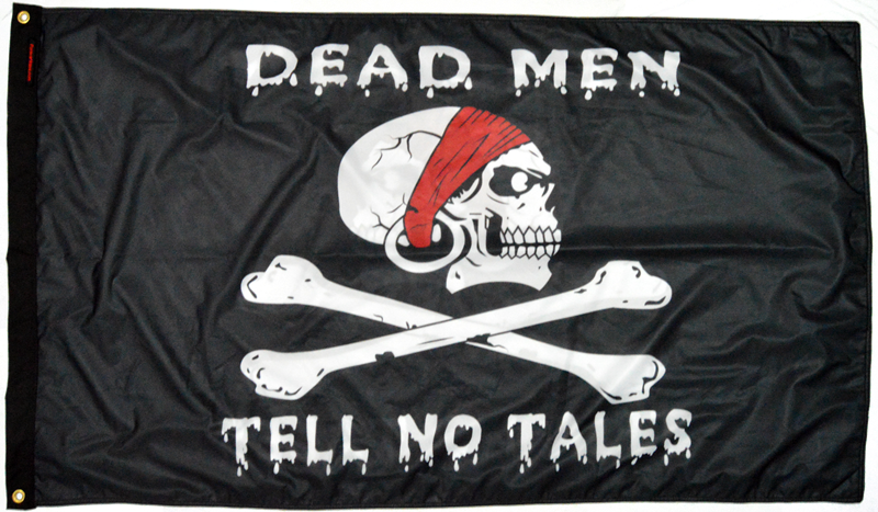 Forever Wave Flags 3x5'  Dead Men Tell No Tales Flag Forever Wave - 8068 - Forever Wave