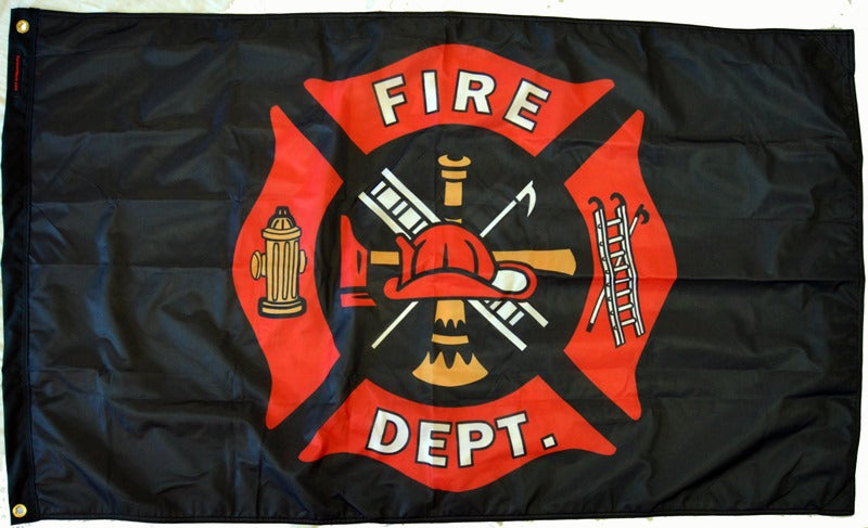 Forever Wave Flags 3x5'  Fire Department Flag Forever Wave - 8032 - Forever Wave