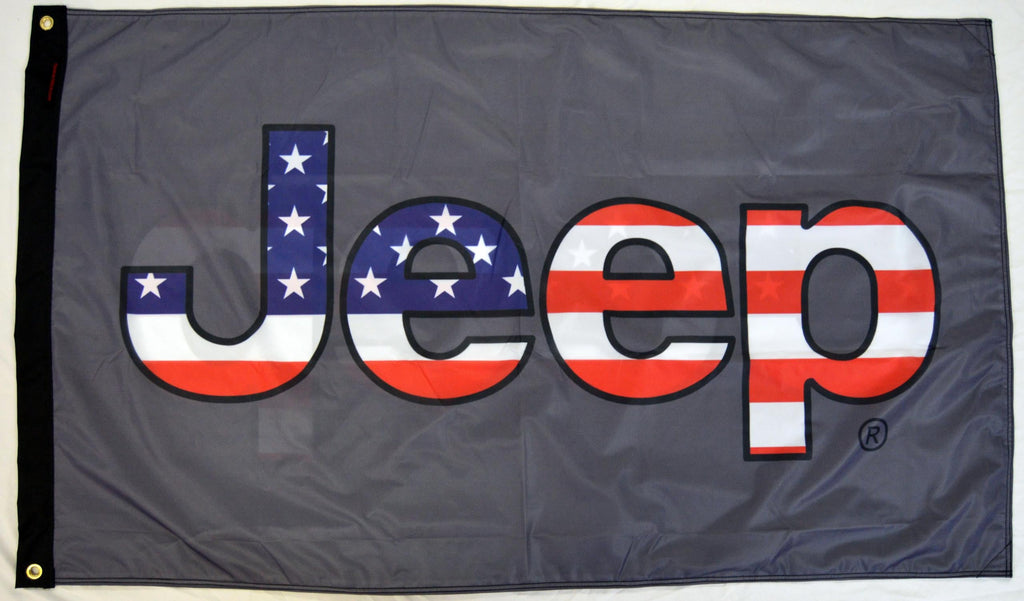 Forever Wave Flags 3x5'  Jeep USA Flag Forever Wave - 8006 - Forever Wave