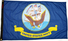 Load image into Gallery viewer, Forever Wave Flags 3x5&#39; Navy Flag Forever Wave - 8050 - Forever Wave