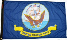 Load image into Gallery viewer, Forever Wave Flags 3x5' Navy Flag Forever Wave - 8050 - Forever Wave