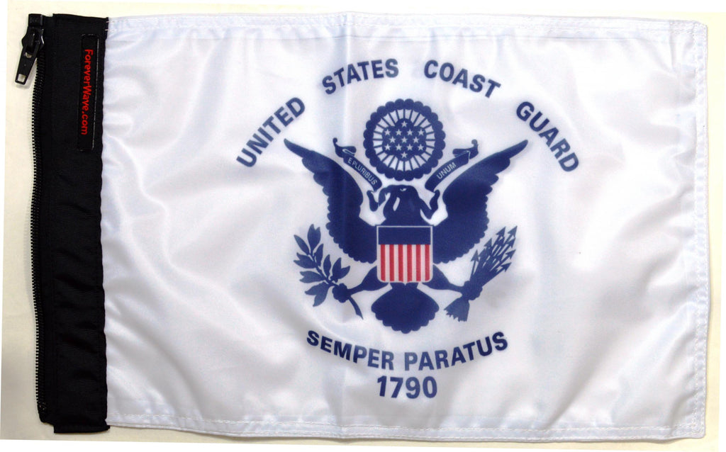 Forever Wave Military Car Flags Coast Guard Flag Forever Wave - 5006 - Forever Wave