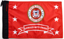 Load image into Gallery viewer, Forever Wave Military Car Flags Coast Guard Served With Pride Flag Forever Wave - 5398 - Forever Wave