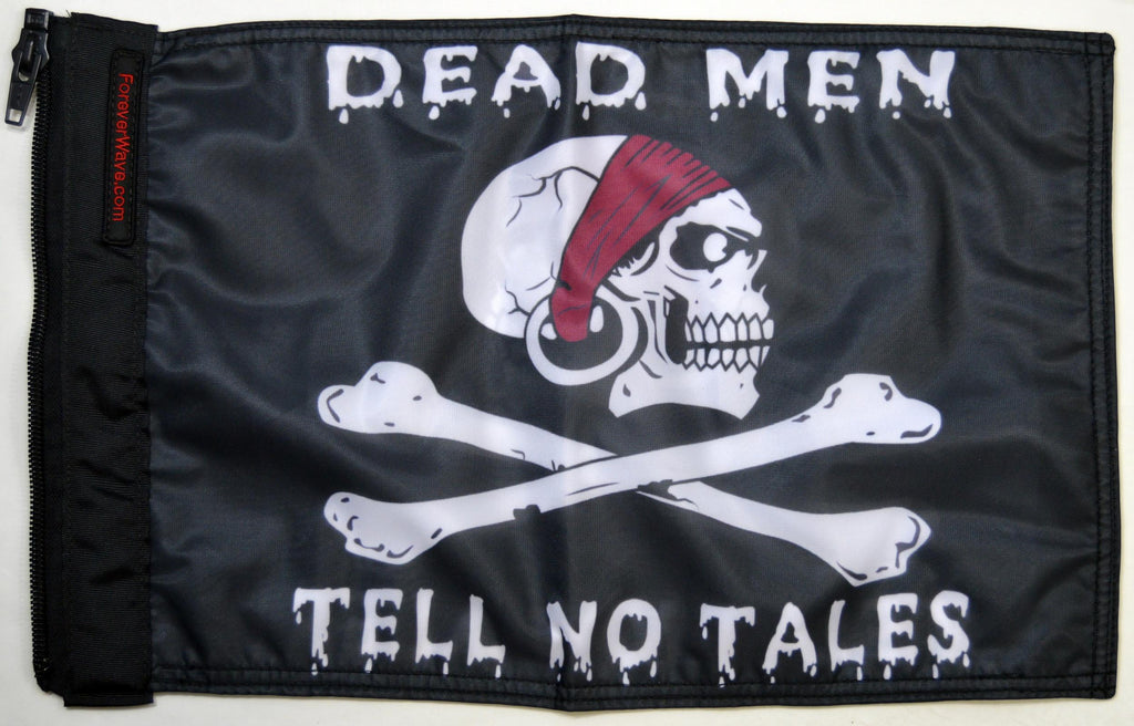 Forever Wave Pirate Car Flags Dead Men Tell No Tales Flag Forever Wave - 5155 - Forever Wave