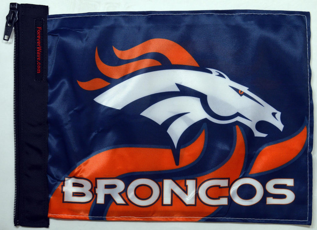 Forever Wave NFL Car Flags Denver Broncos Flag Forever Wave - 5061 - Forever Wave