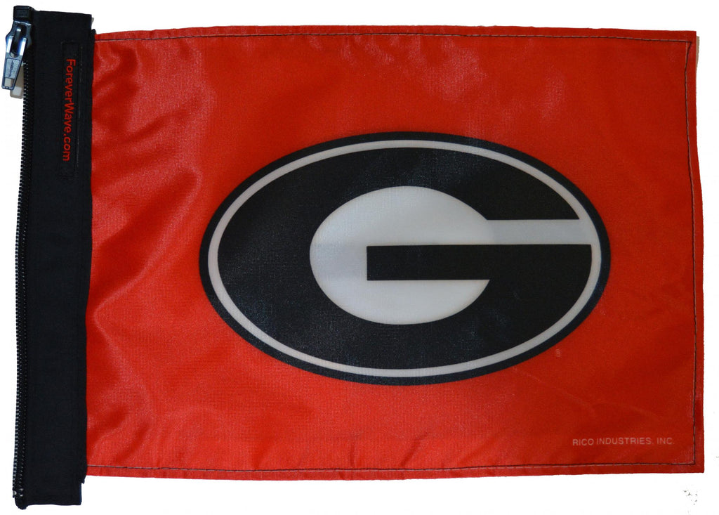 Forever Wave NCAA/College Car Flags Georgia Flag Forever Wave - 5012 - Forever Wave