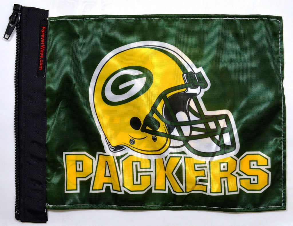 Forever Wave NFL Car Flags Green Bay Packers Flag Forever Wave - 5111 - Forever Wave