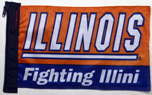 Load image into Gallery viewer, Forever Wave NCAA/College Car Flags Illinois Flag Forever Wave - 5106 - Forever Wave