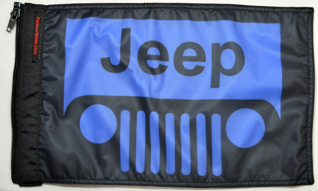 Forever Wave Specialty Car Flags Jeep Grill Flag Blue Forever Wave - 5288 - Forever Wave