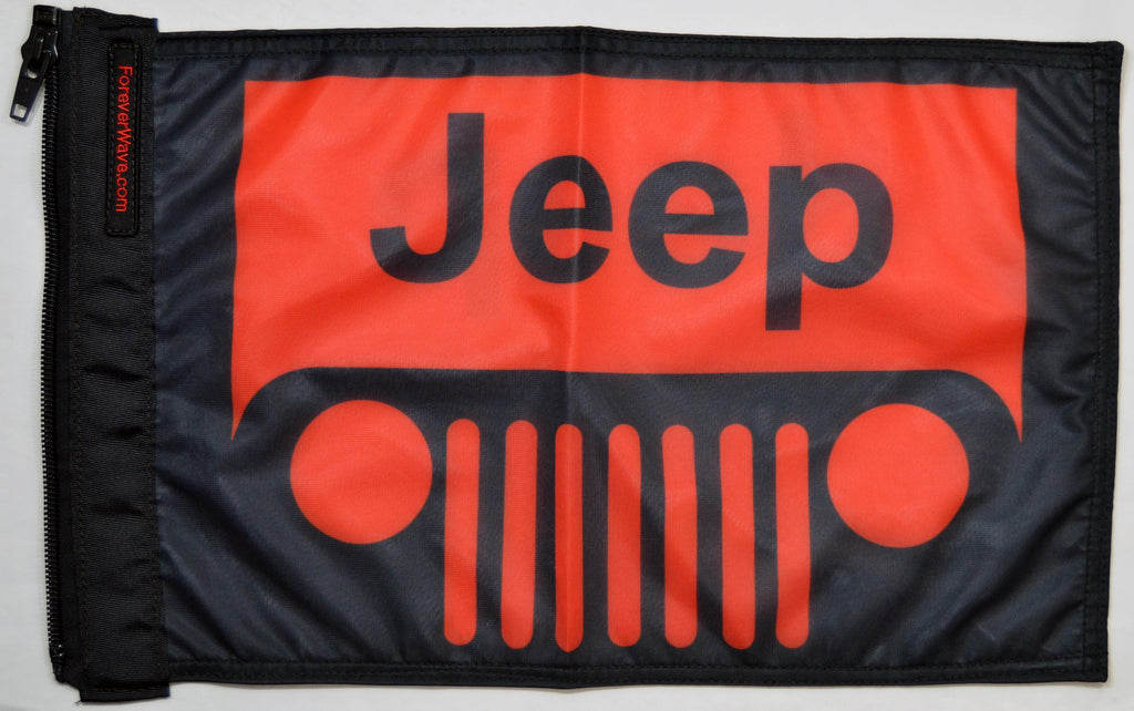 Forever Wave Specialty Car Flags Jeep Grill Flag Red Forever Wave - 5285 - Forever Wave