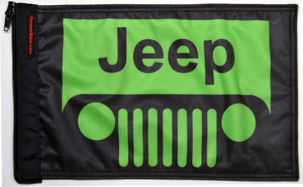 Forever Wave Specialty Car Flags Jeep Grill Lime Green Forever Wave - 5283 - Forever Wave
