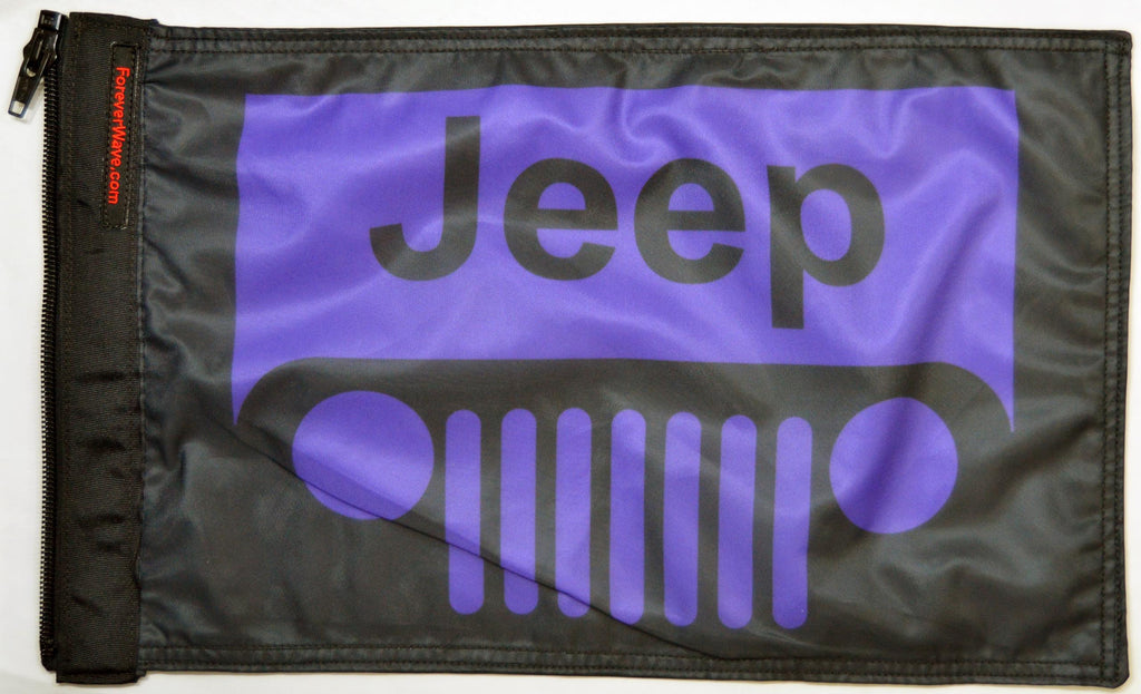 Forever Wave Specialty Car Flags Jeep Grill Purple Flag Forever Wave - 5221 - Forever Wave