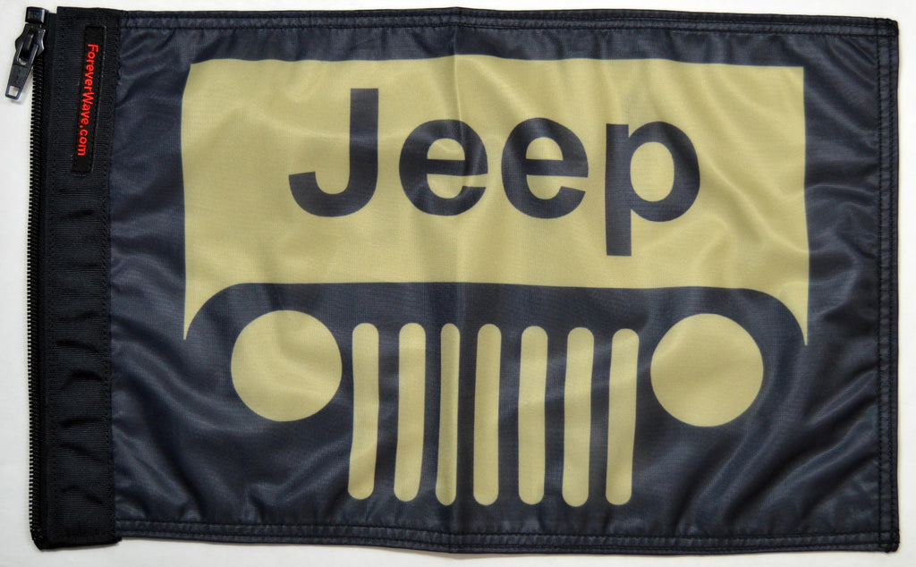 Forever Wave Specialty Car Flags Jeep Grill Tan Flag Forever Wave - 5453 - Forever Wave