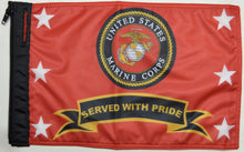 Load image into Gallery viewer, Forever Wave Military Car Flags Marines Served With Pride Flag Forever Wave - 5399 - Forever Wave