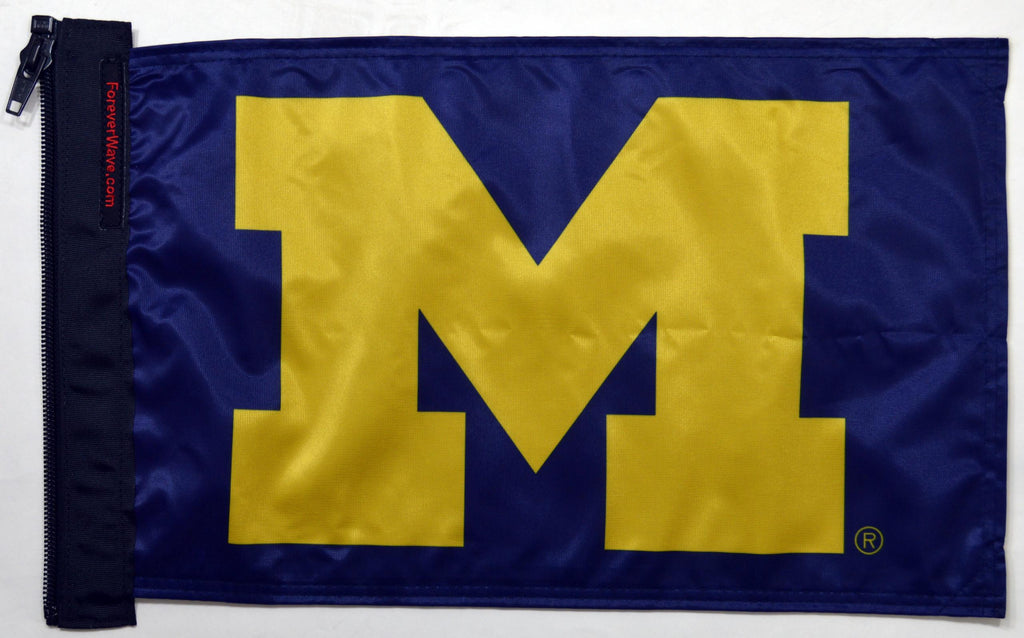 Forever Wave NCAA/College Car Flags Michigan Flag Forever Wave - 5017 - Forever Wave