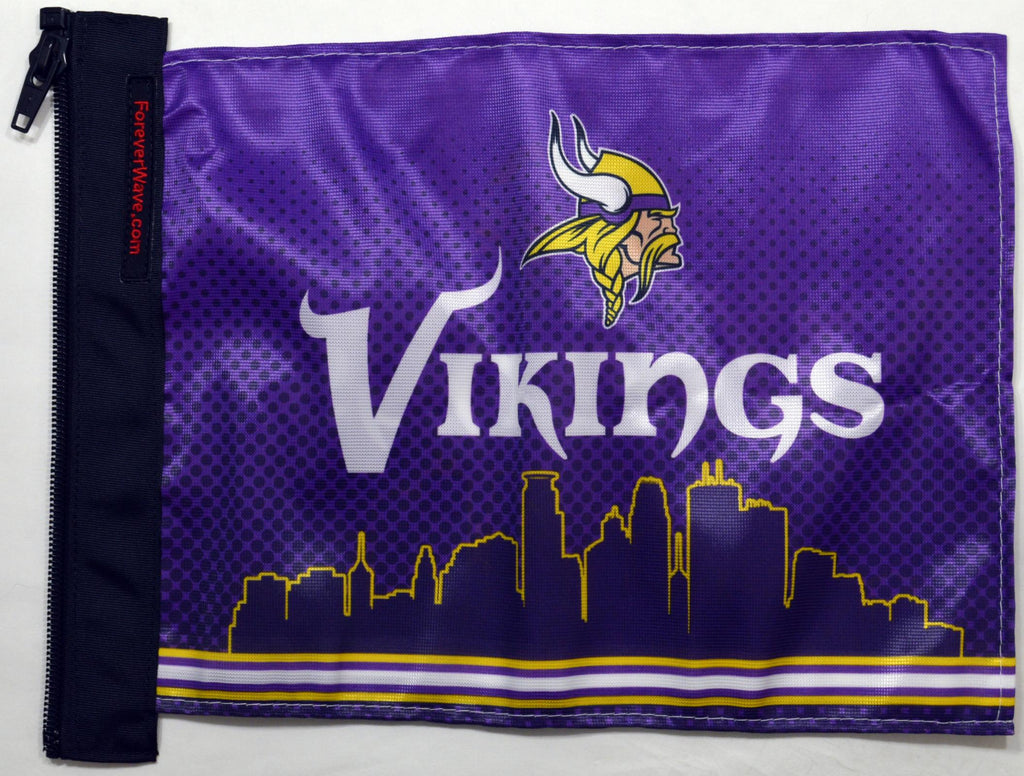 Forever Wave NFL Car Flags Minnesota Vikings Flag Forever Wave - 5077 - Forever Wave