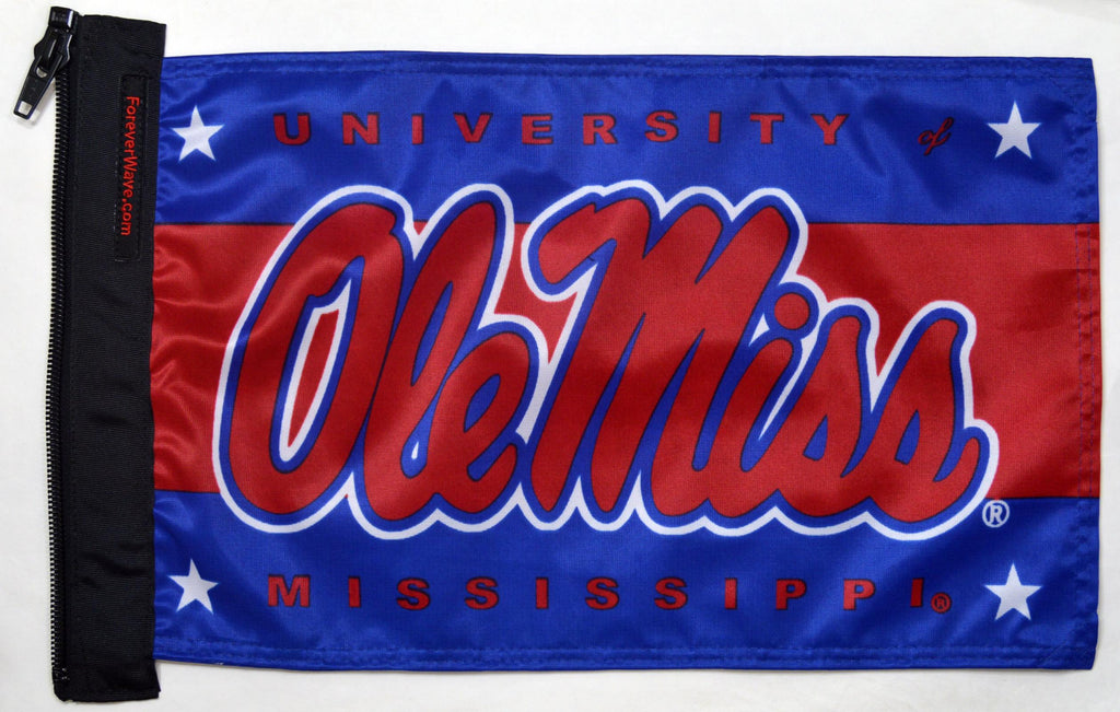 Forever Wave NCAA/College Car Flags Mississippi Flag Forever Wave - 5058 - Forever Wave
