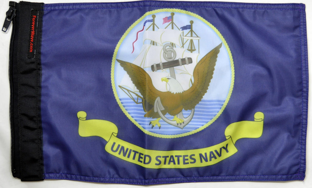 Forever Wave Military Car Flags Navy Flag Forever Wave - 5220 - Forever Wave
