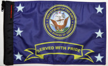 Load image into Gallery viewer, Forever Wave Military Car Flags Navy Served With Pride Flag Forever Wave - 5454 - Forever Wave